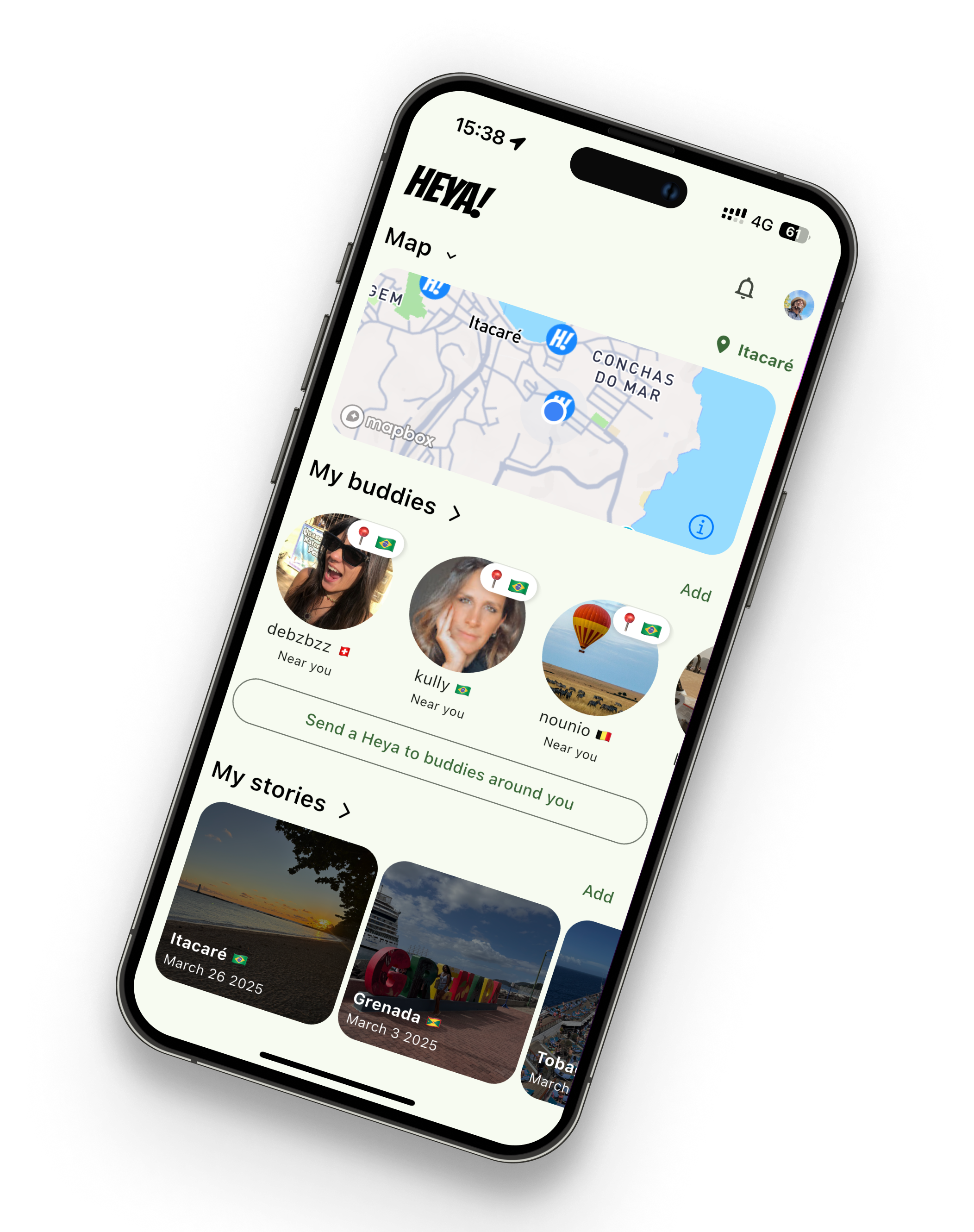 Heya! homepage demo